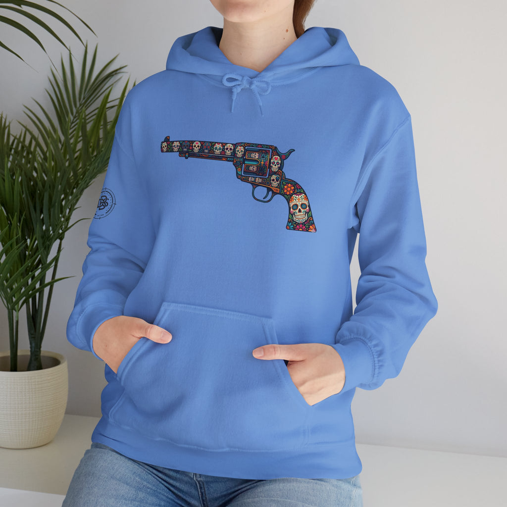 Sugar Skull Revolver Graphic Hoodie
