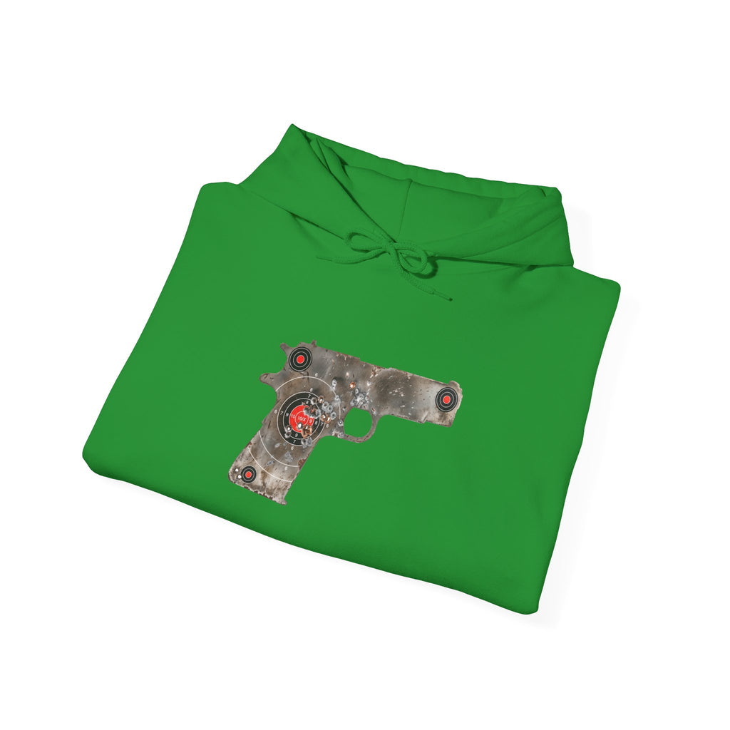 Vintage Metal Pistol Graphic Hoodie