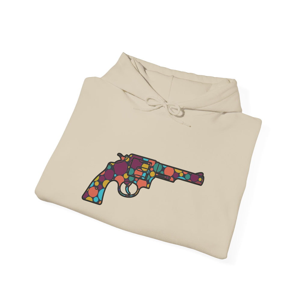 Revolver Dot Silhouette-Hooded Sweatshirt