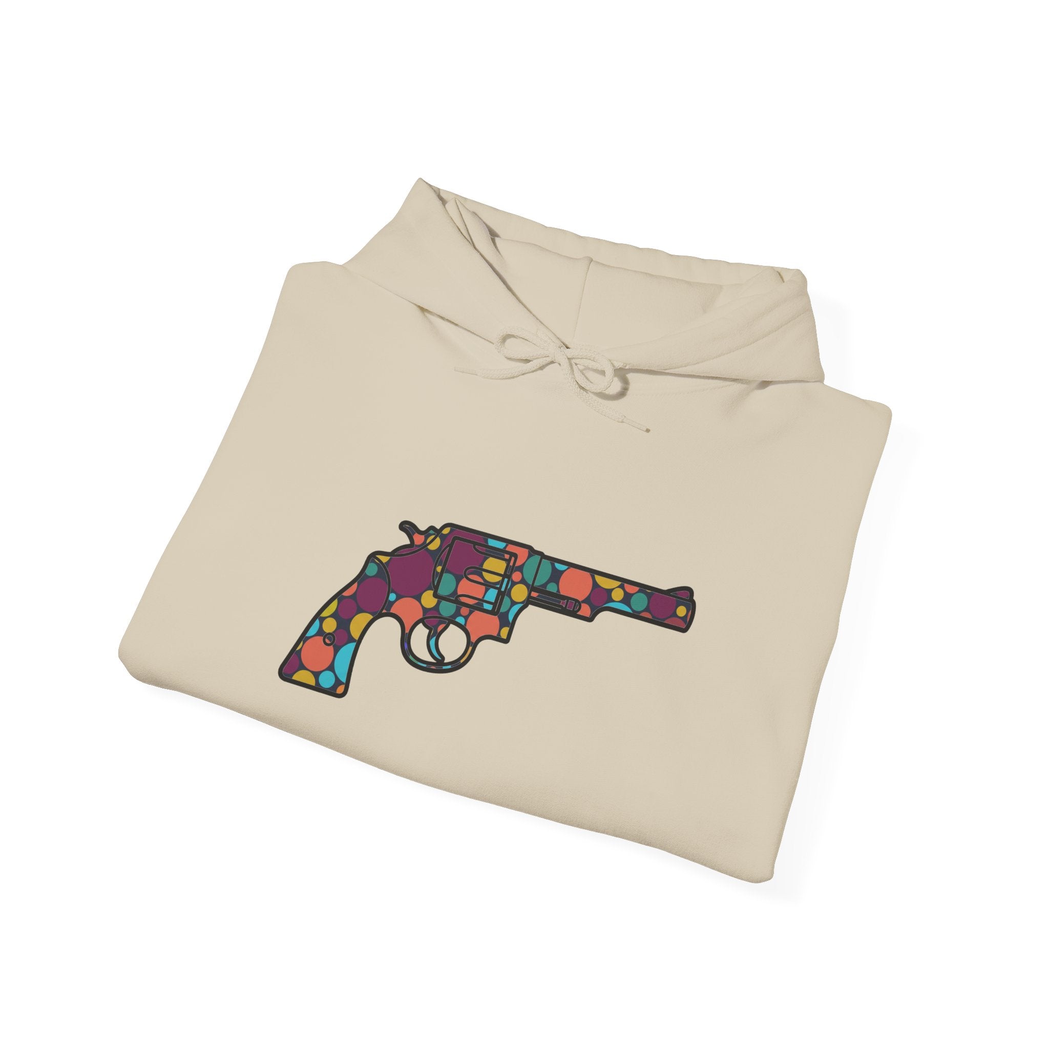 Revolver Dot Silhouette-Hooded Sweatshirt