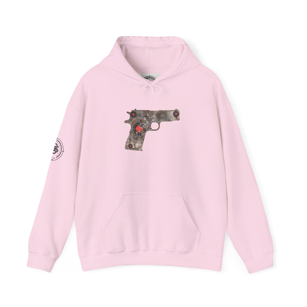 Vintage Metal Pistol Graphic Hoodie