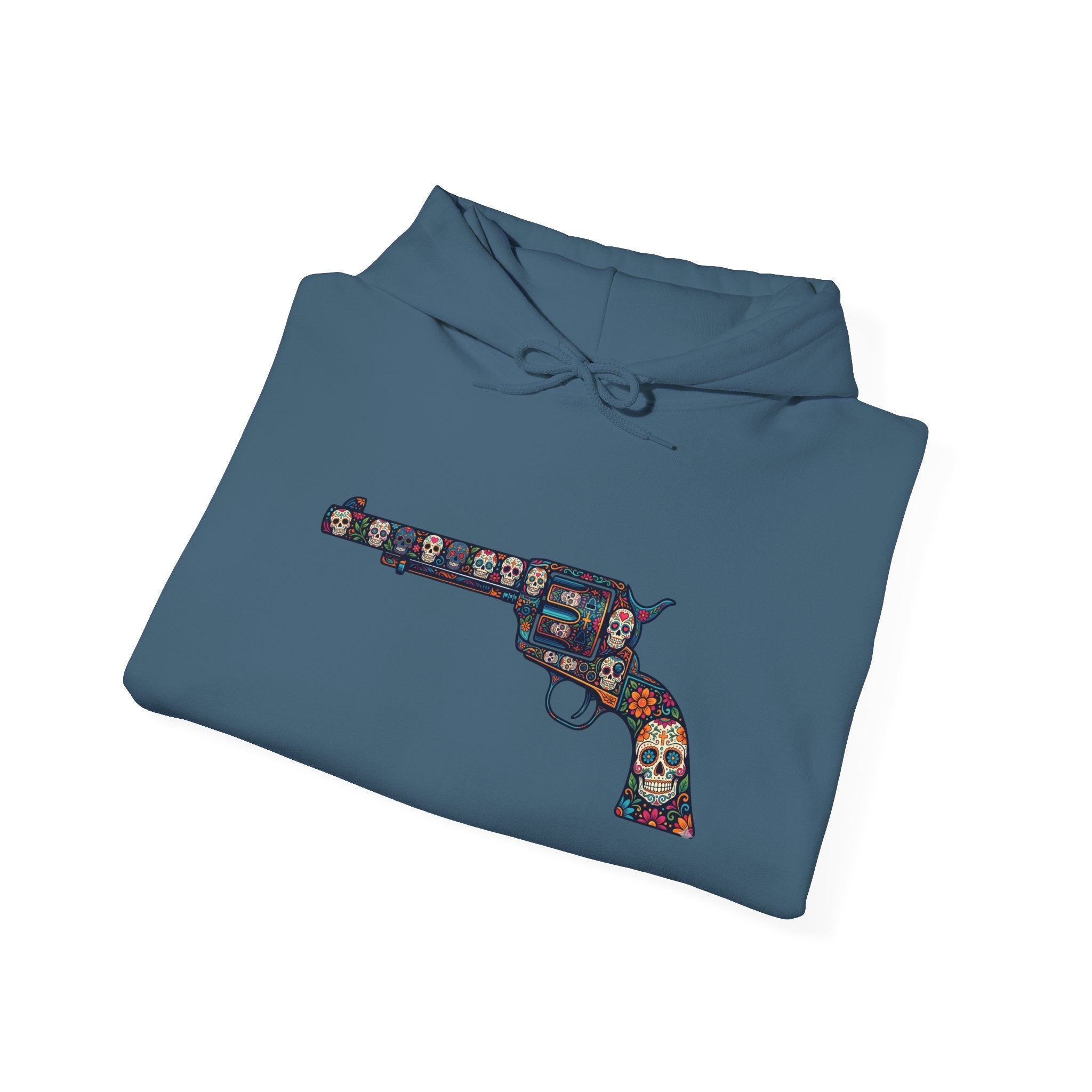 Sugar Skull Revolver Graphic Hoodie