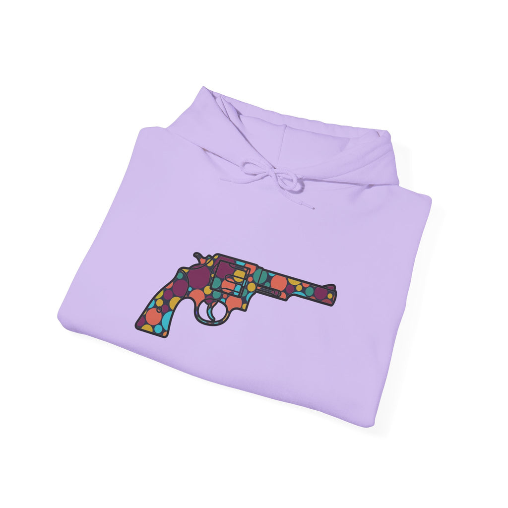 Revolver Dot Silhouette-Hooded Sweatshirt
