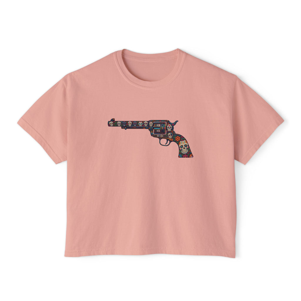 The Sugar Skull Collection -Revolver- Women’s Boxy Tee