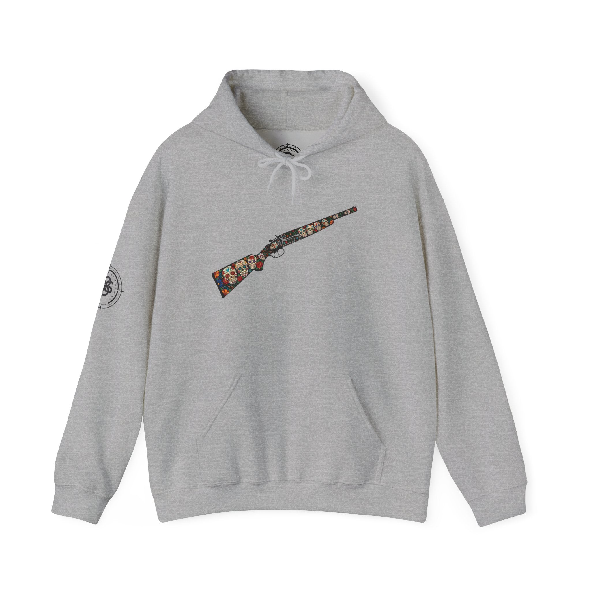 Sugar Skull Shotgun Graphic Hoodie
