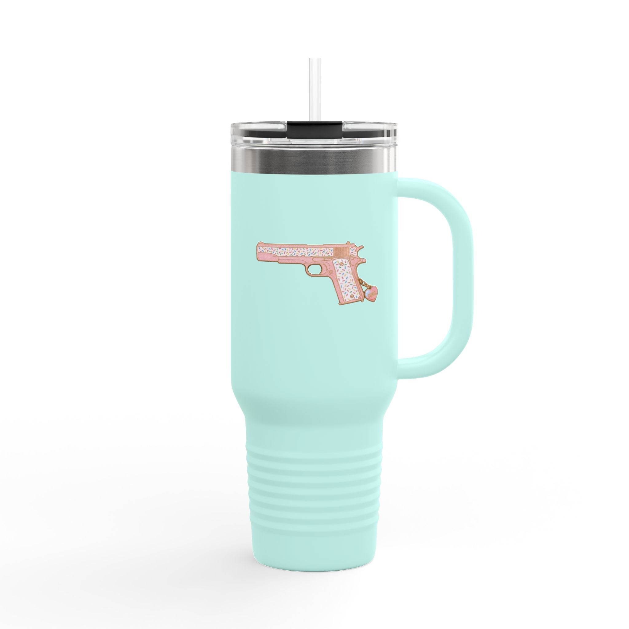 The Sprinkles Collection-1911 Pistol-40oz Insulated Travel Mug