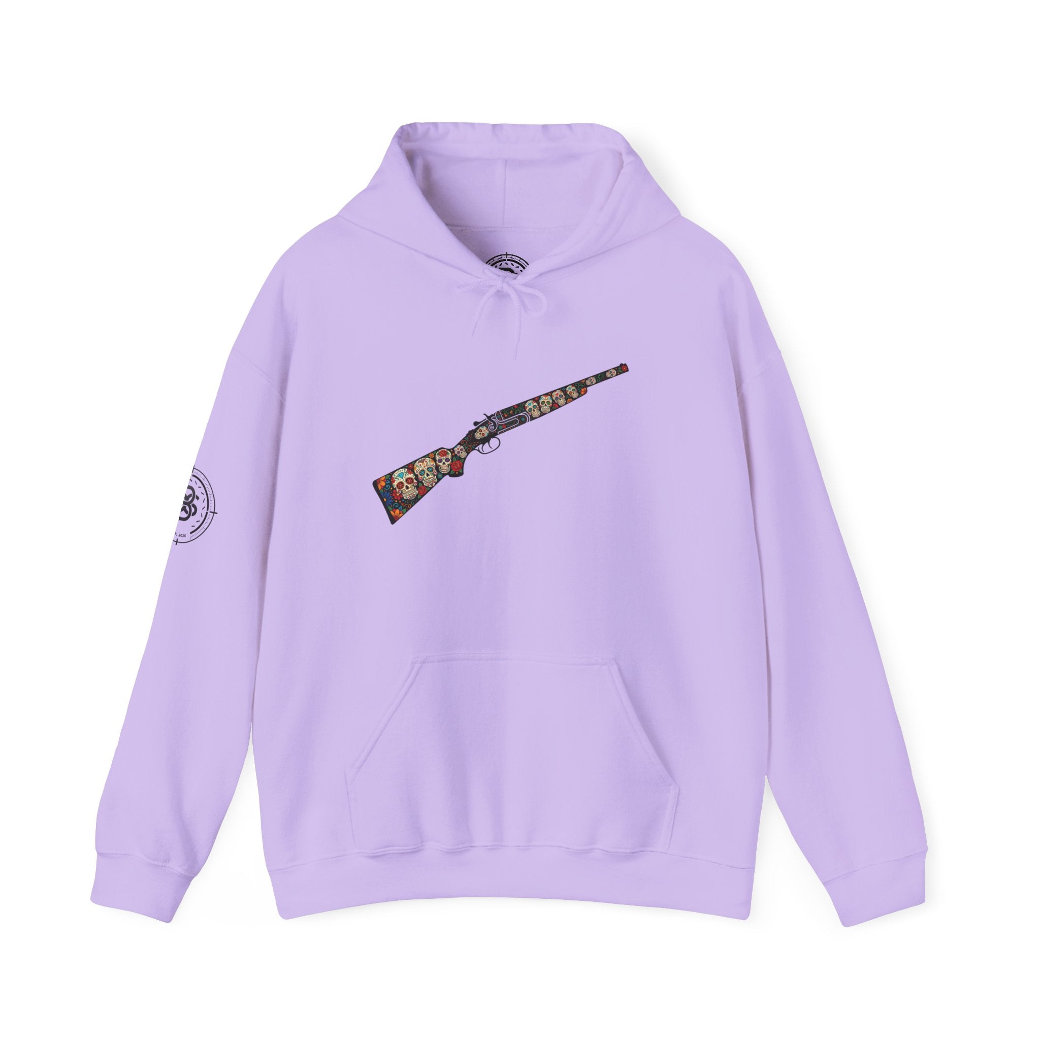 Sugar Skull Shotgun Graphic Hoodie