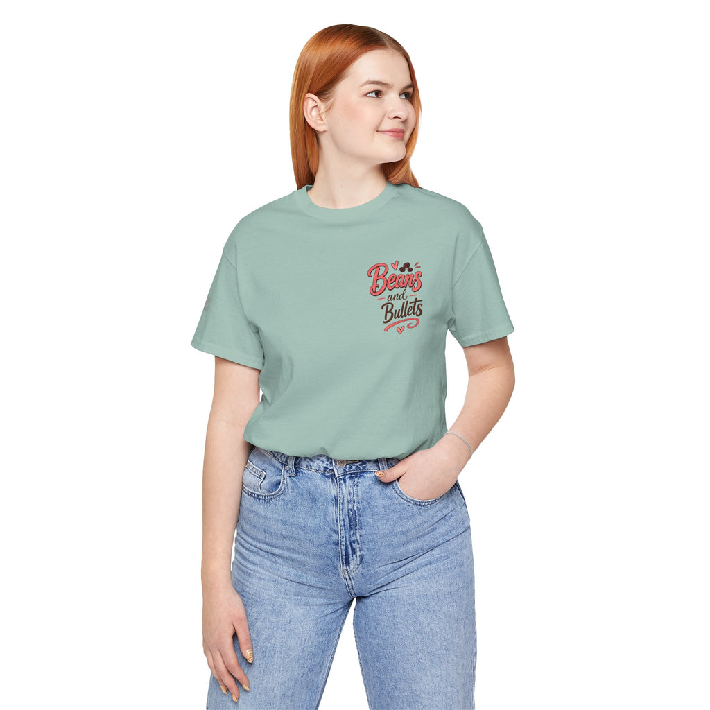 'Beans and Bullets' Coffee Lover T-Shirt