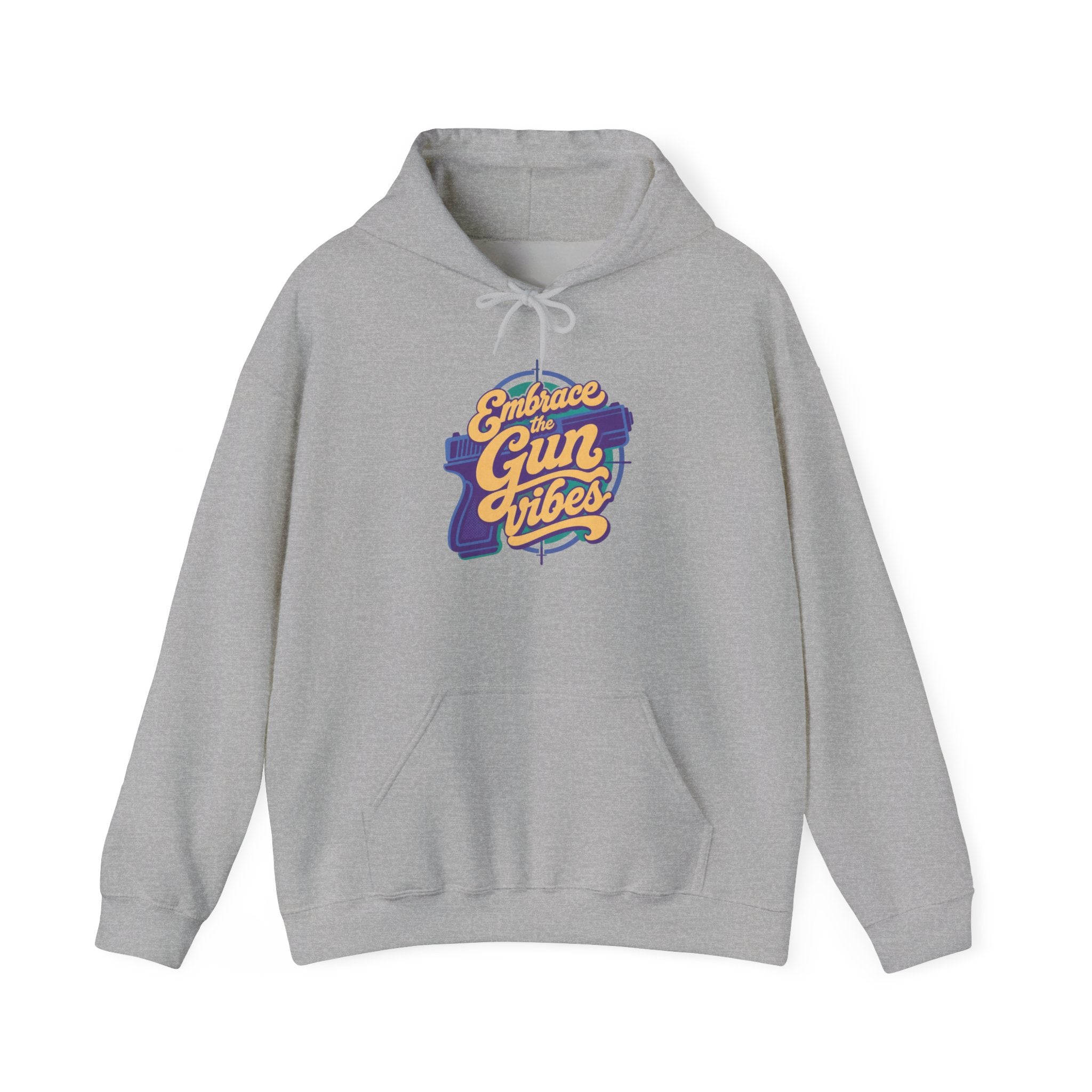 Embrace Gun Vibes Hoodie — Retro
