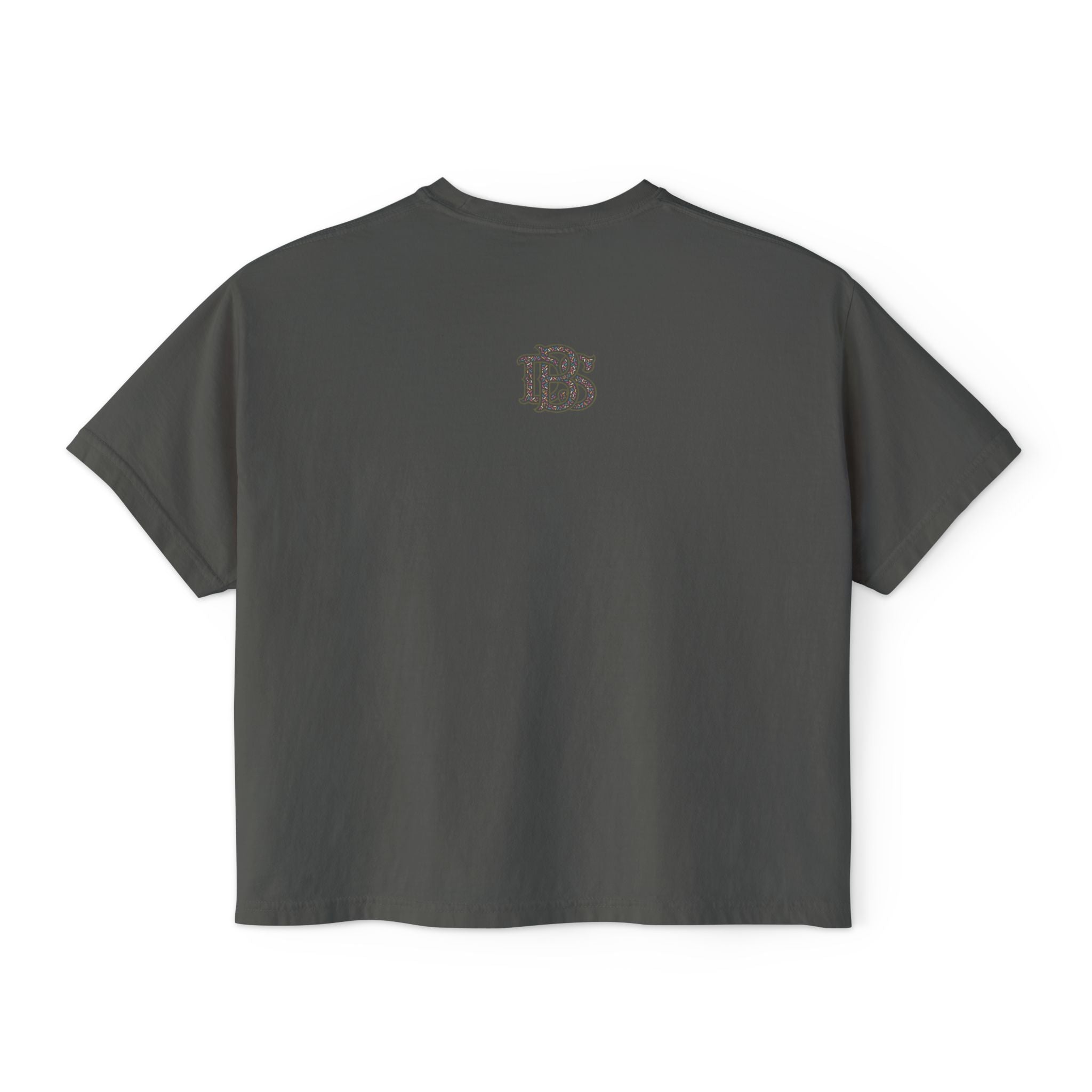 Beans and Bullets Women's Boxy Tee – Coffee Lover Graphic Crop Tee
