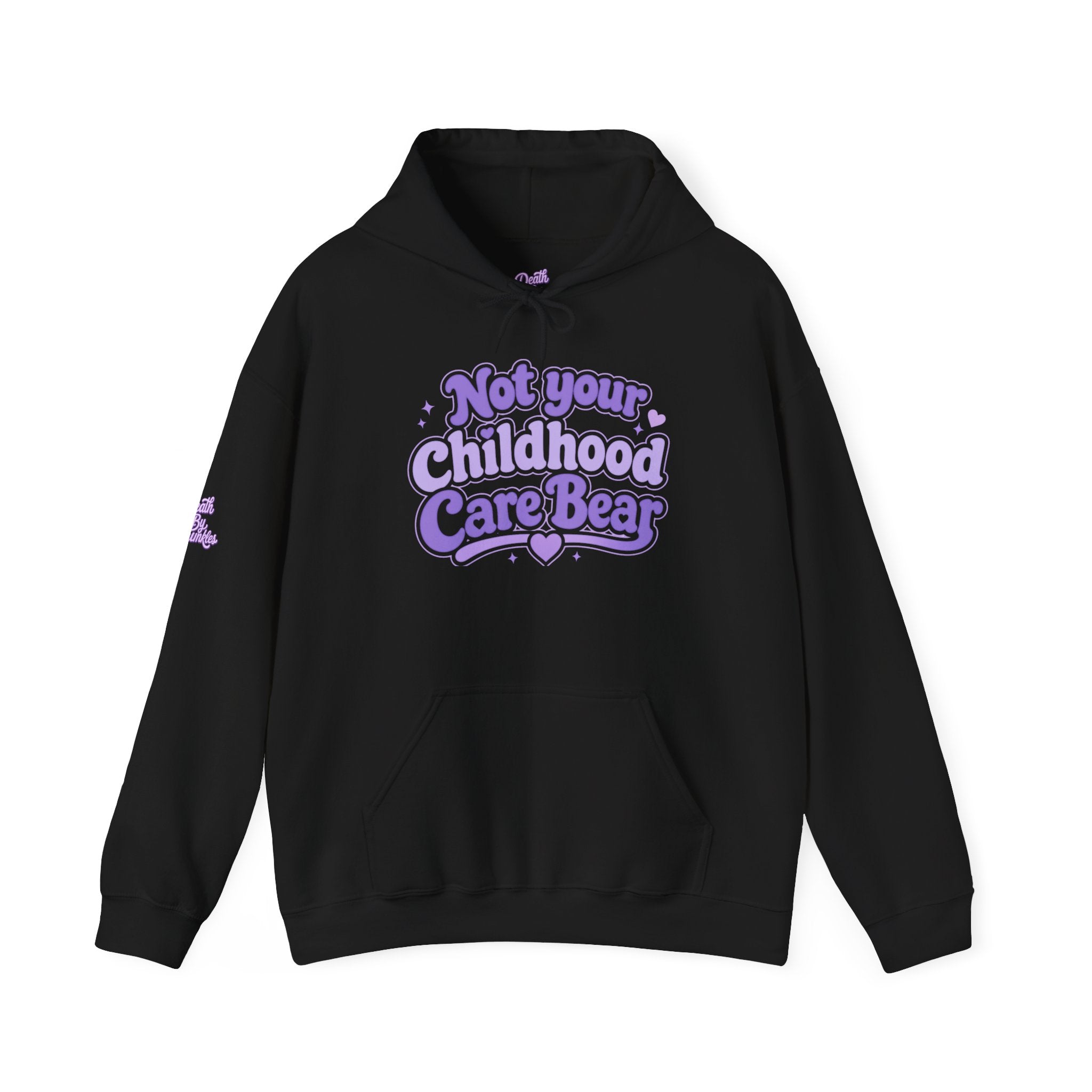 Not Your Childhood Care Bear Hoodie — Retro Care Bears Graphic Hoodie