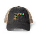 The Camo Collection- pistol-Women's Washed Mesh-Back Cap