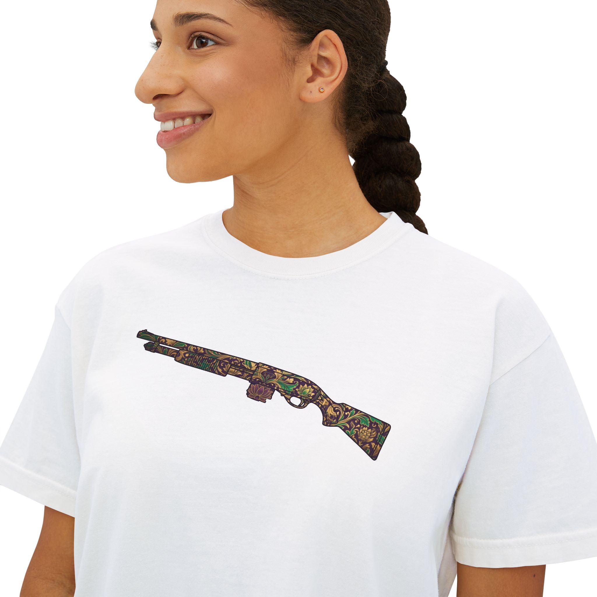 The Floral Collection-Shotgun-Women's Boxy Tee
