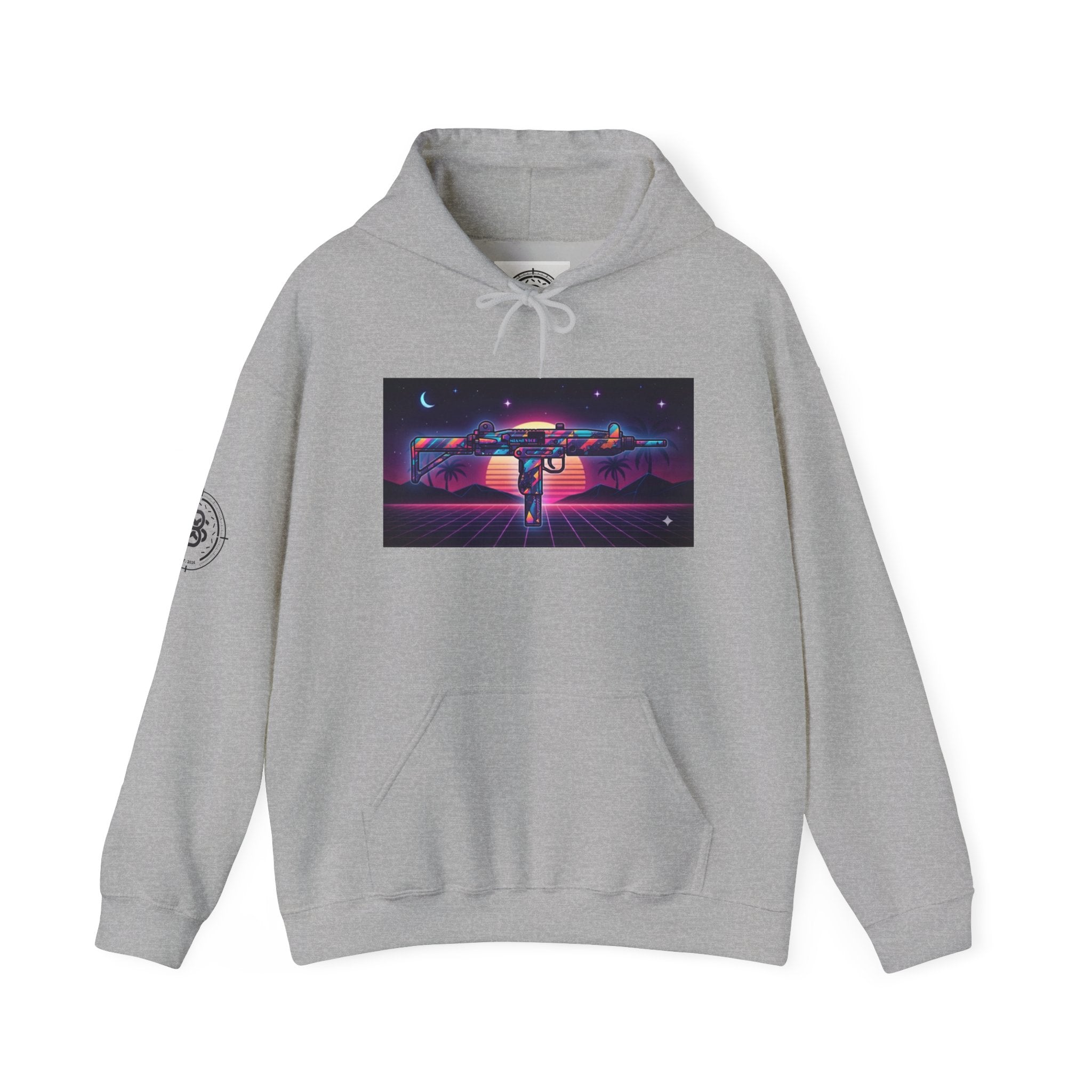 UZI Retro 80's Unisex Heavy Blend™ Hooded Sweatshirt
