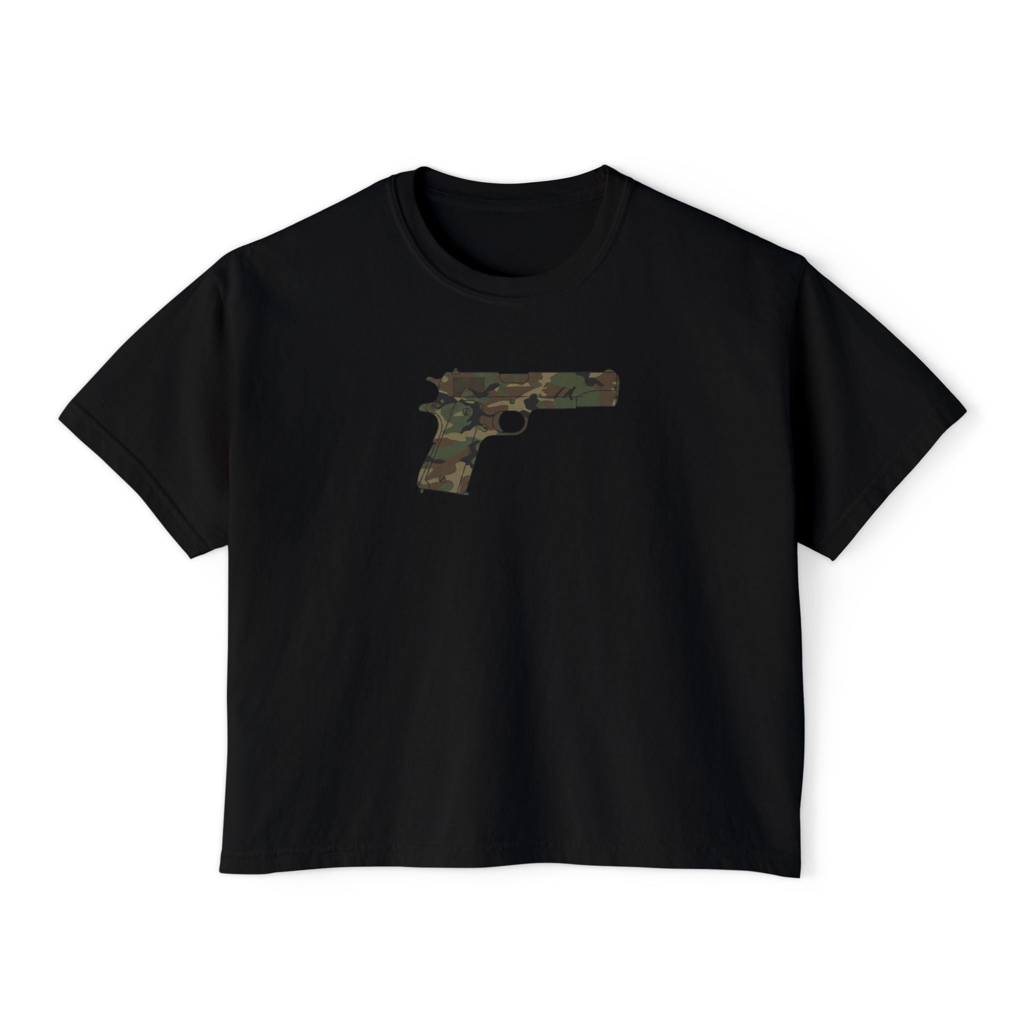 The Camo Collection- Pistol- Women's Boxy T's