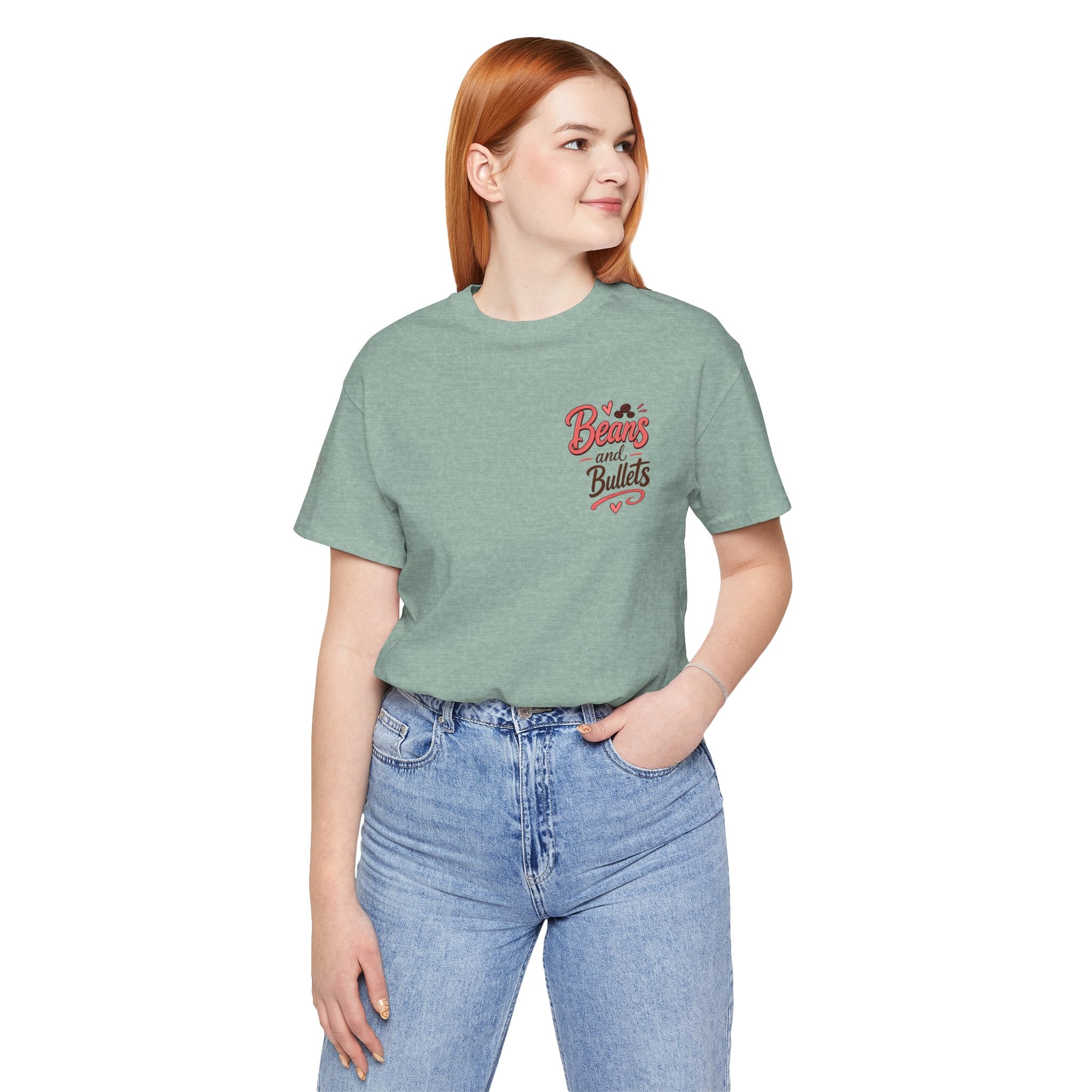 'Beans and Bullets' Coffee Lover T-Shirt