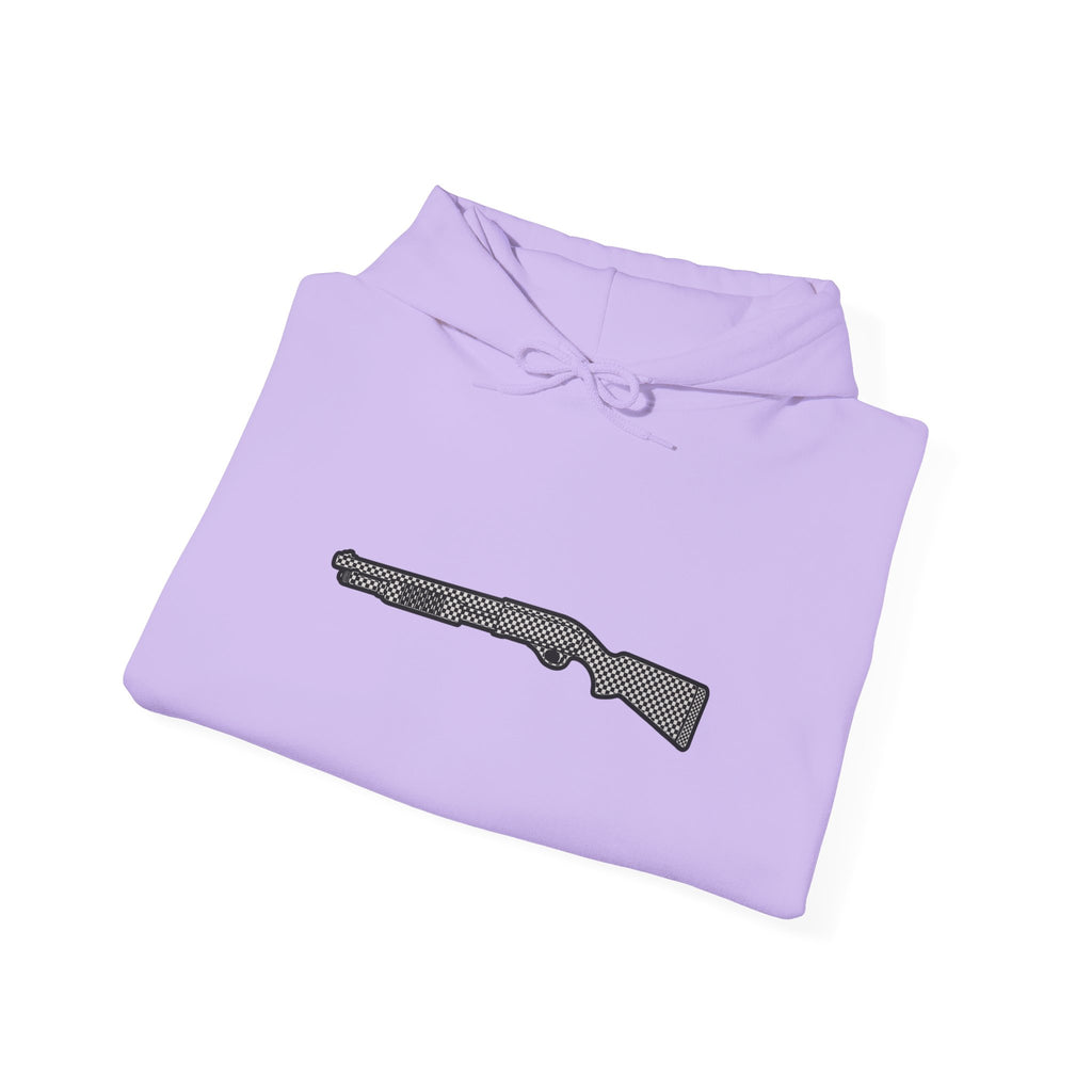 Checkered Shotgun Graphic Hoodie