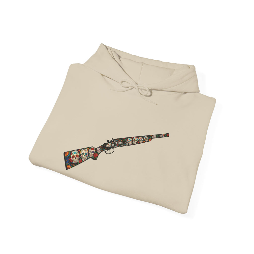 Sugar Skull Shotgun Graphic Hoodie