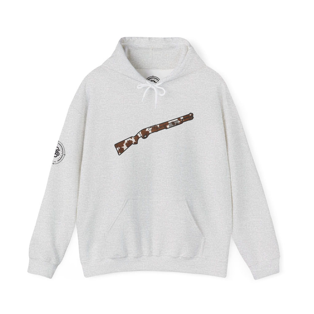 Cow Hide Shotgun Silhouette Hoodie
