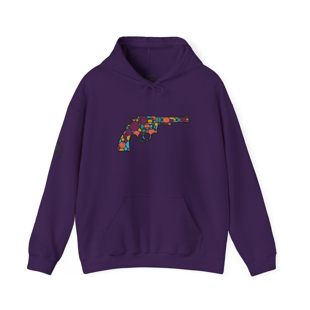 Revolver Dot Silhouette-Hooded Sweatshirt
