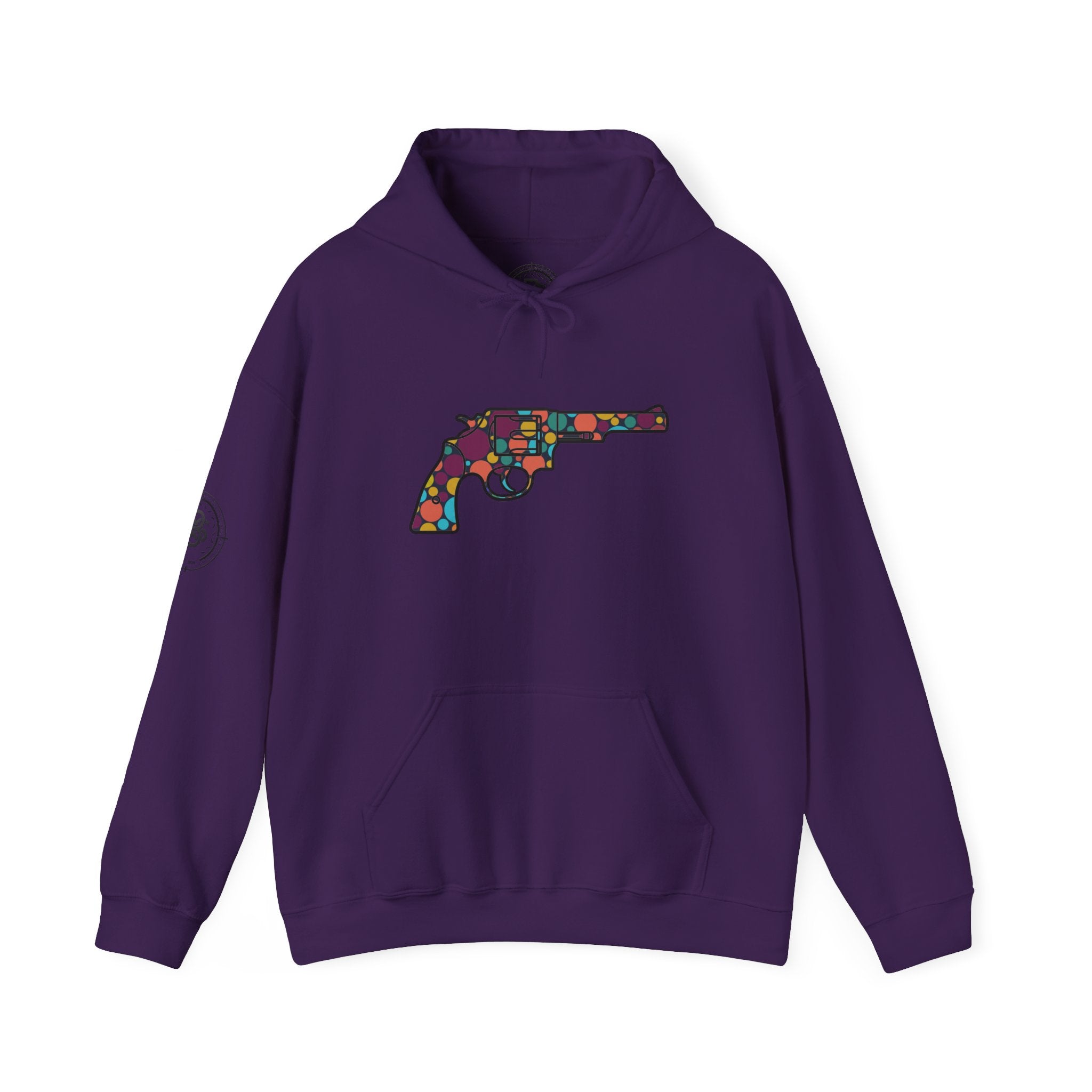 Revolver Dot Silhouette-Hooded Sweatshirt