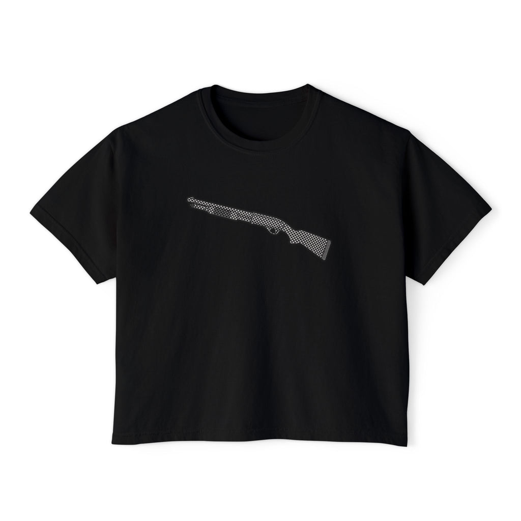 The Checker Collection-Shotgun-Women's Boxy Tee