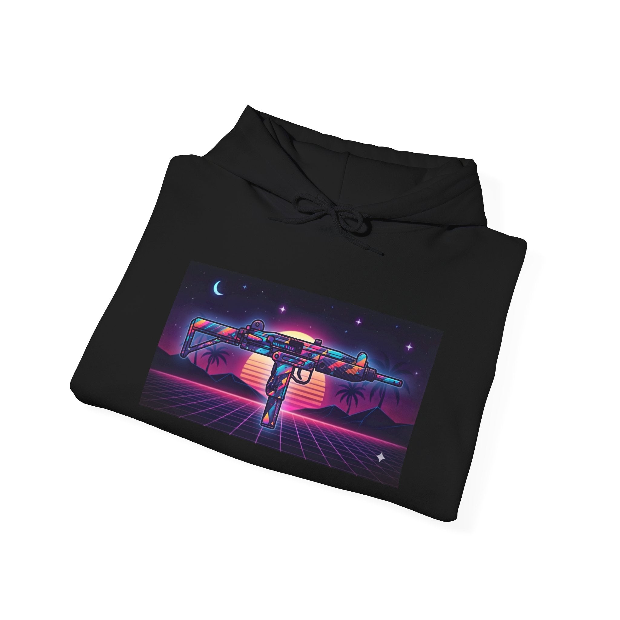 UZI Retro 80's Unisex Heavy Blend™ Hooded Sweatshirt