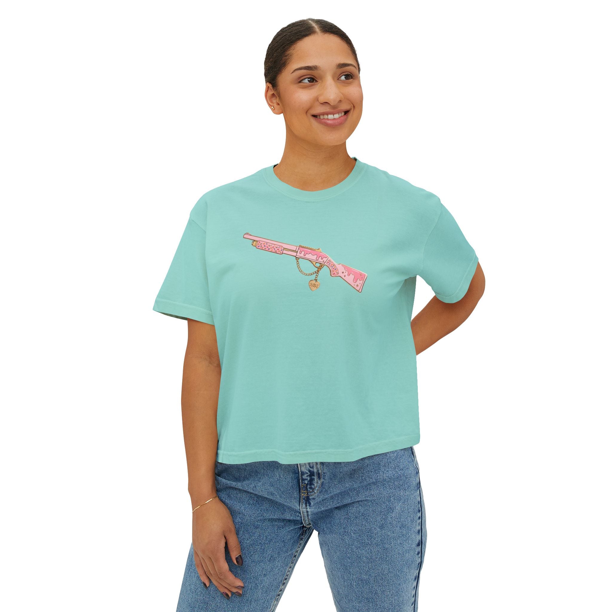 The Signature Sprinkles Collection- Shotgun- Women's Boxy Tee