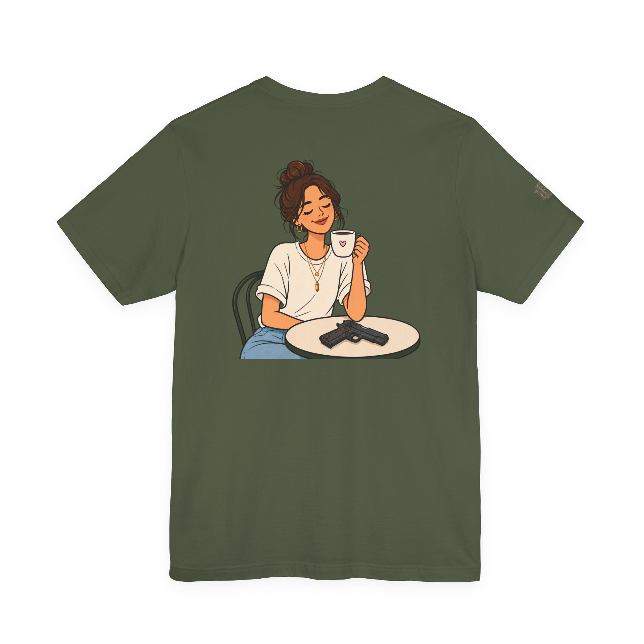 'Beans and Bullets' Coffee Lover T-Shirt