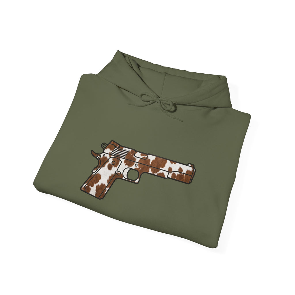 Cowhide Pistol Silhouette Hoodie