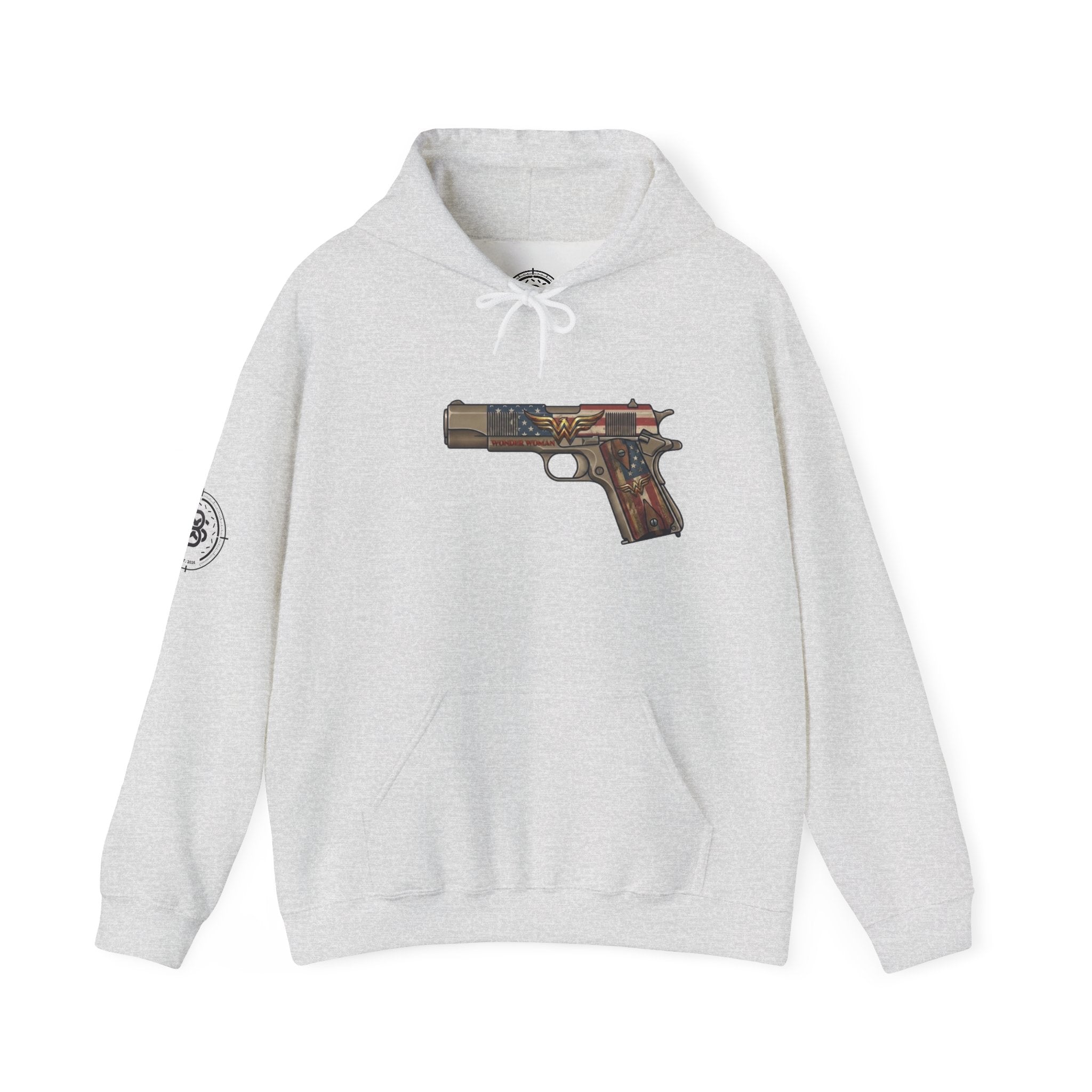 WW emblem Pistol Graphic Hoodie