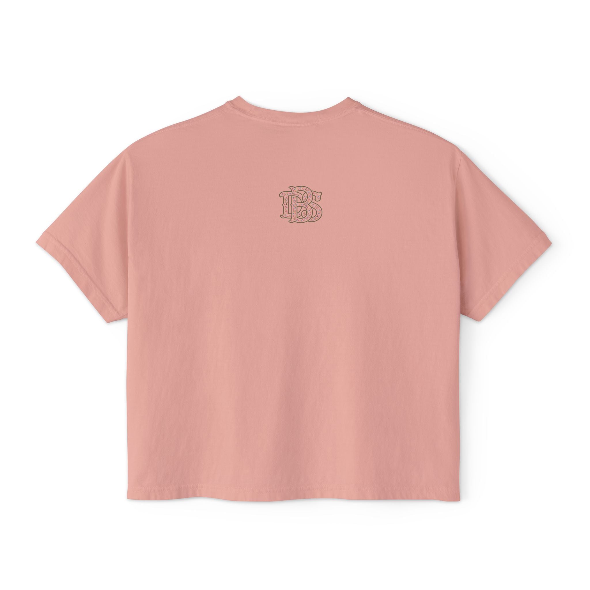 Beans and Bullets Women's Boxy Tee – Coffee Lover Graphic Crop Tee