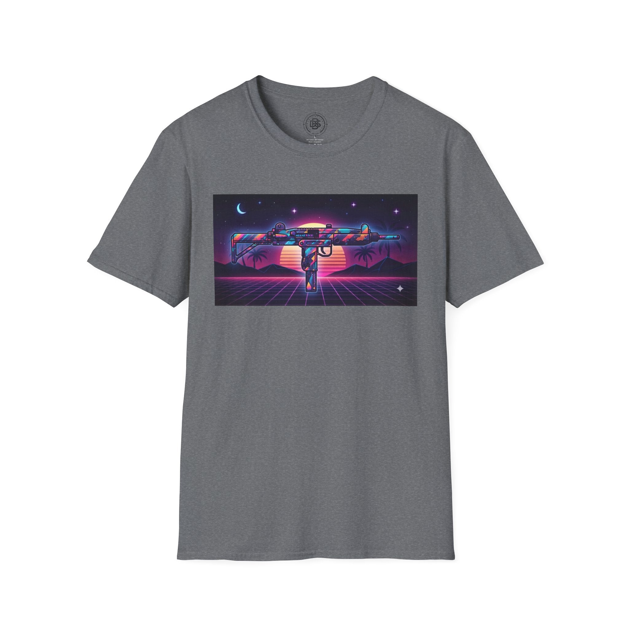 The Men's Collection- 80's Retro UZI-Softstyle T-Shirt