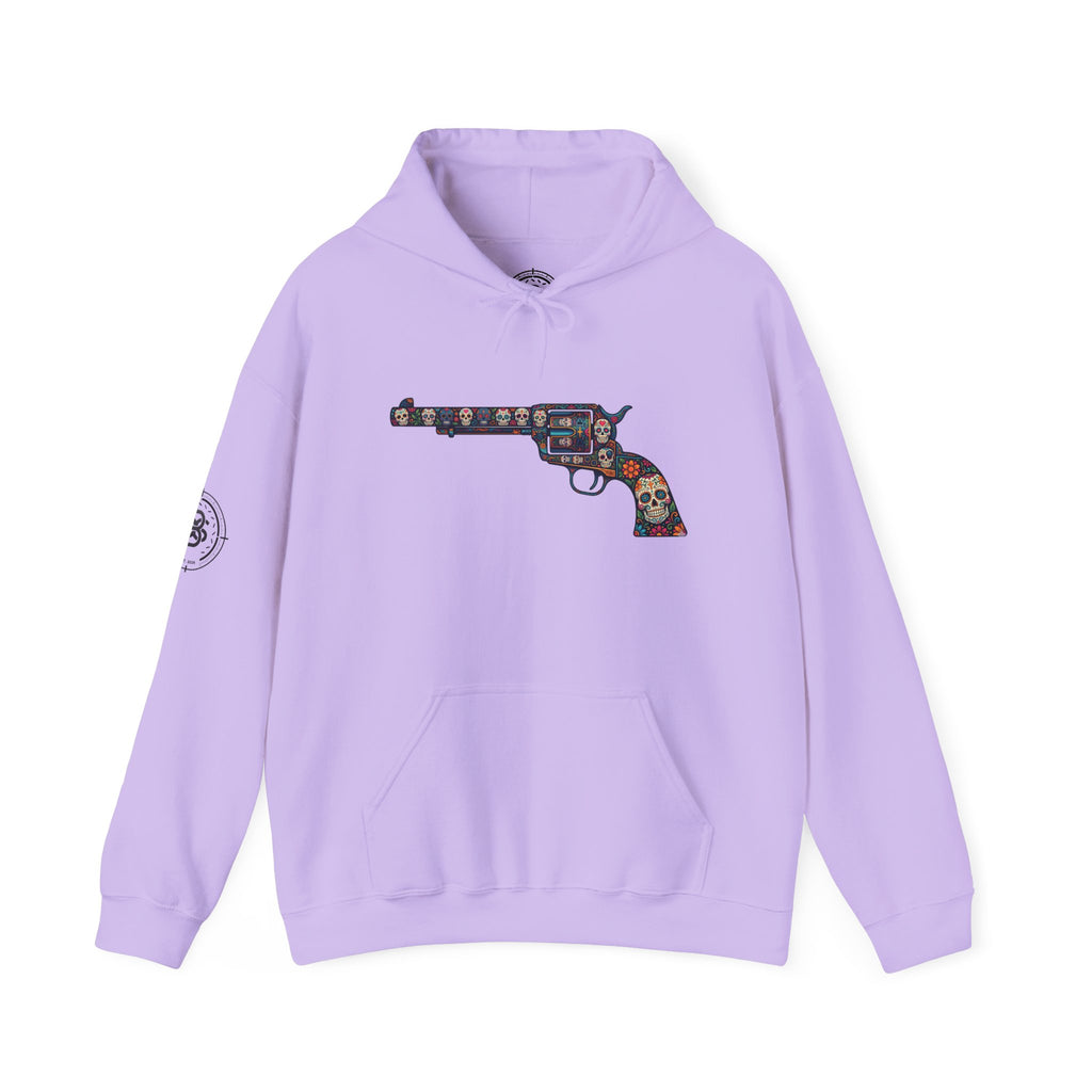 Sugar Skull Revolver Graphic Hoodie