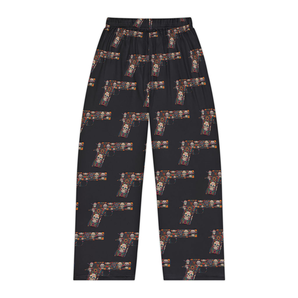 The Sugar Skull- Pistol-Pajama Pants — Cozy Women's Sleepwear