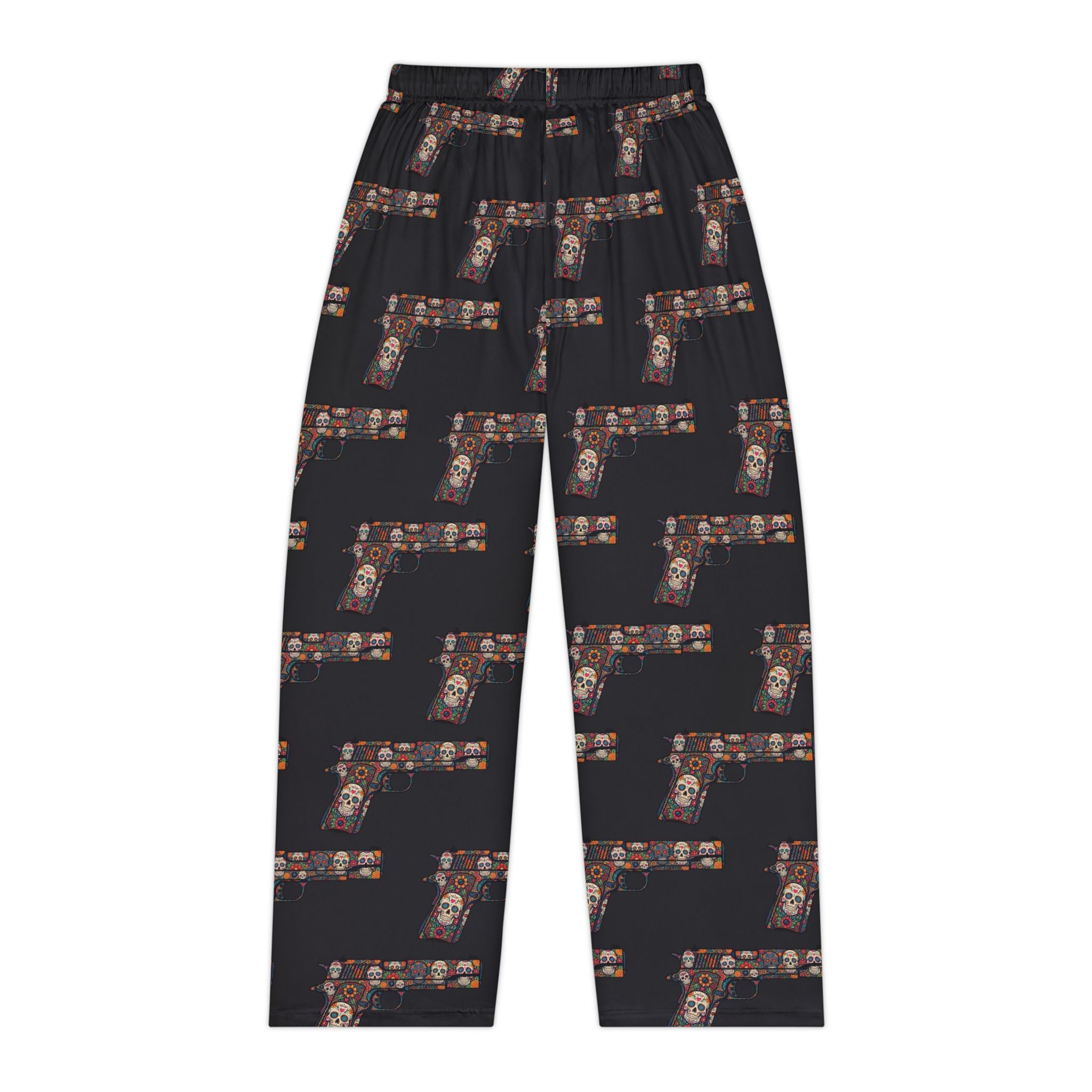 The Sugar Skull- Pistol-Pajama Pants — Cozy Women's Sleepwear