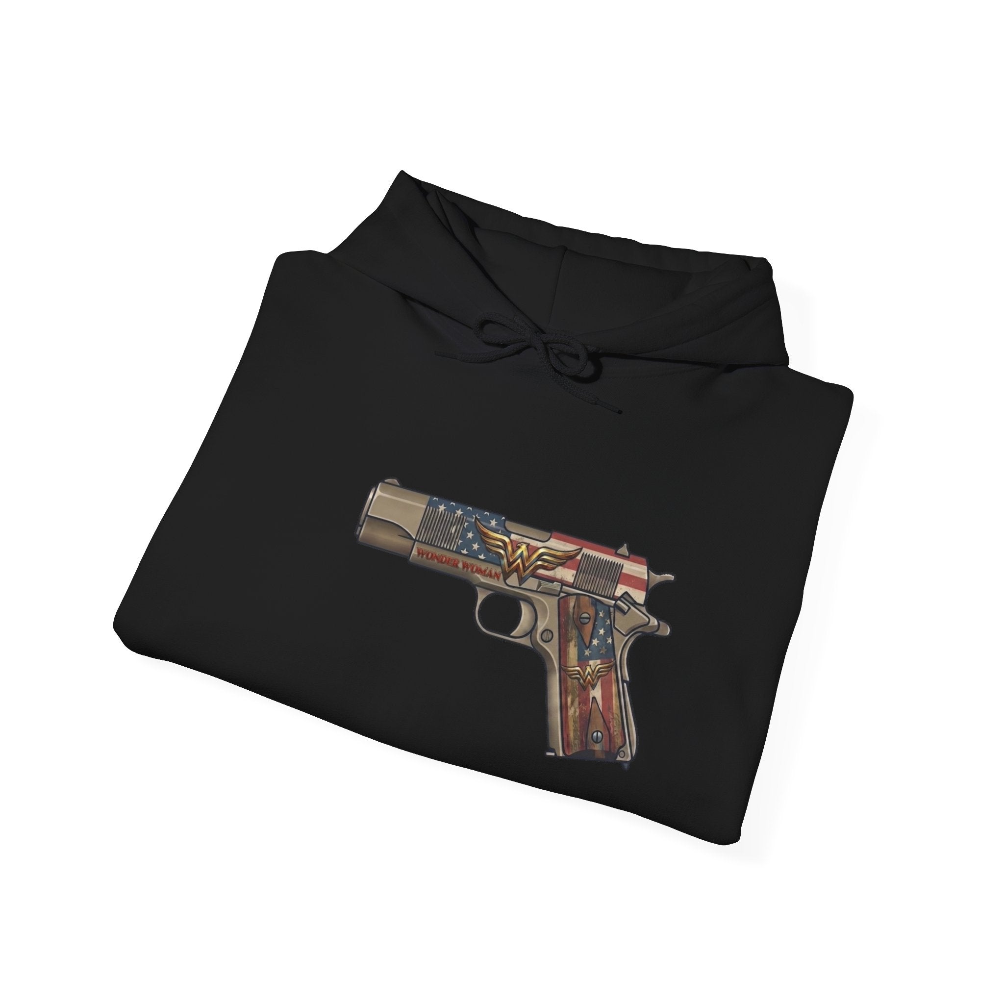 WW emblem Pistol Graphic Hoodie