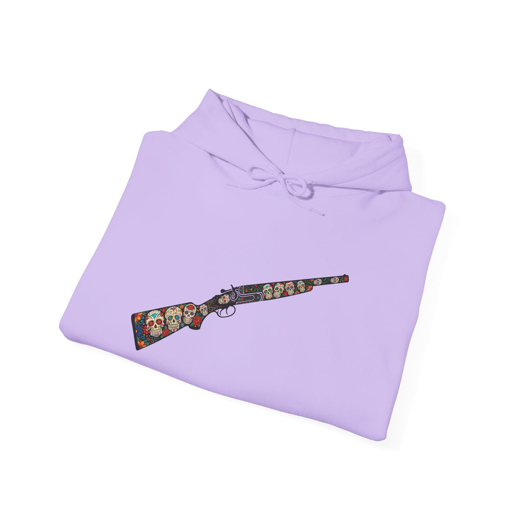 Sugar Skull Shotgun Graphic Hoodie