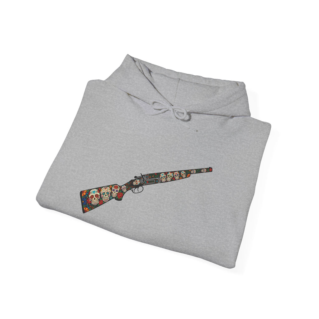 Sugar Skull Shotgun Graphic Hoodie