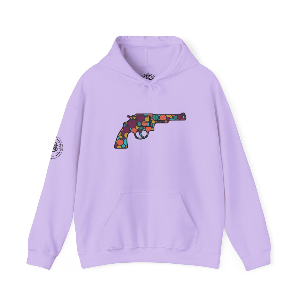 Revolver Dot Silhouette-Hooded Sweatshirt