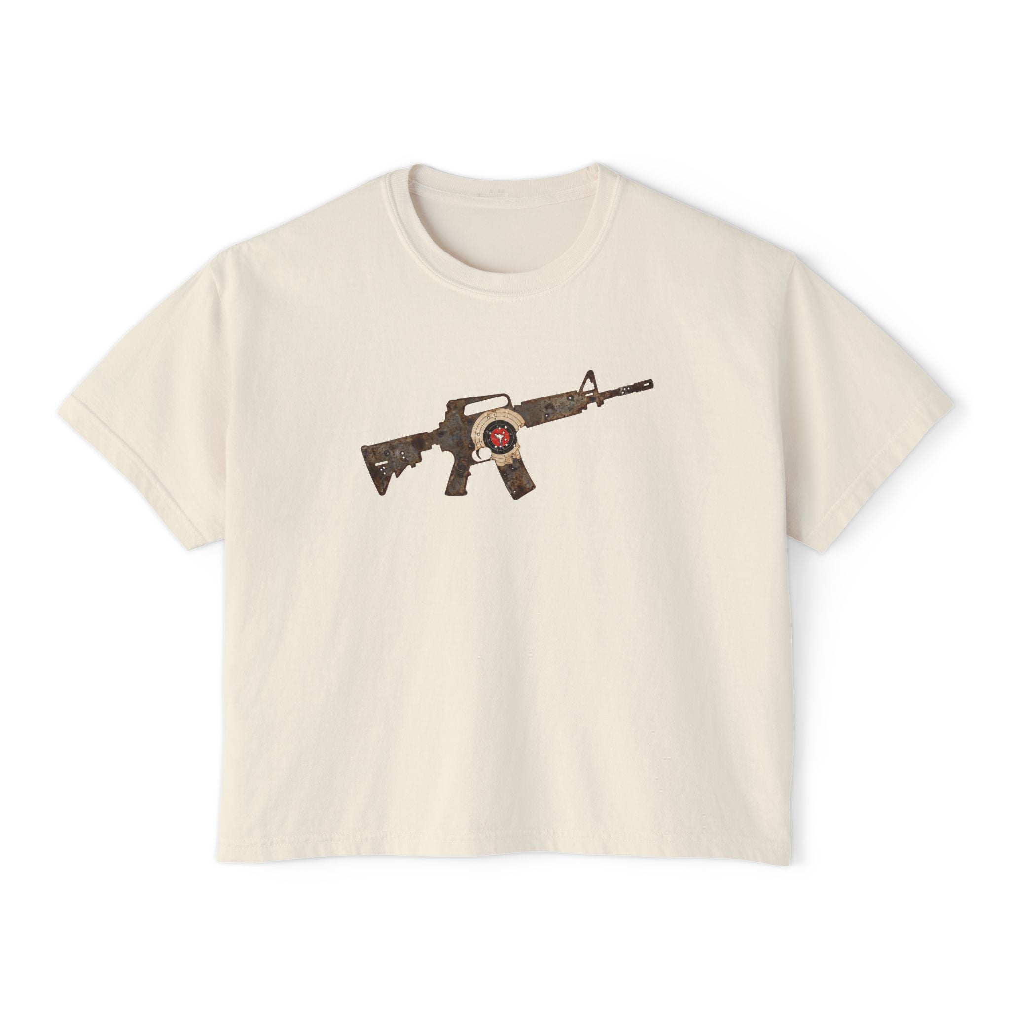 The Target Collection- AR Rifle-Women’s Boxy Tee