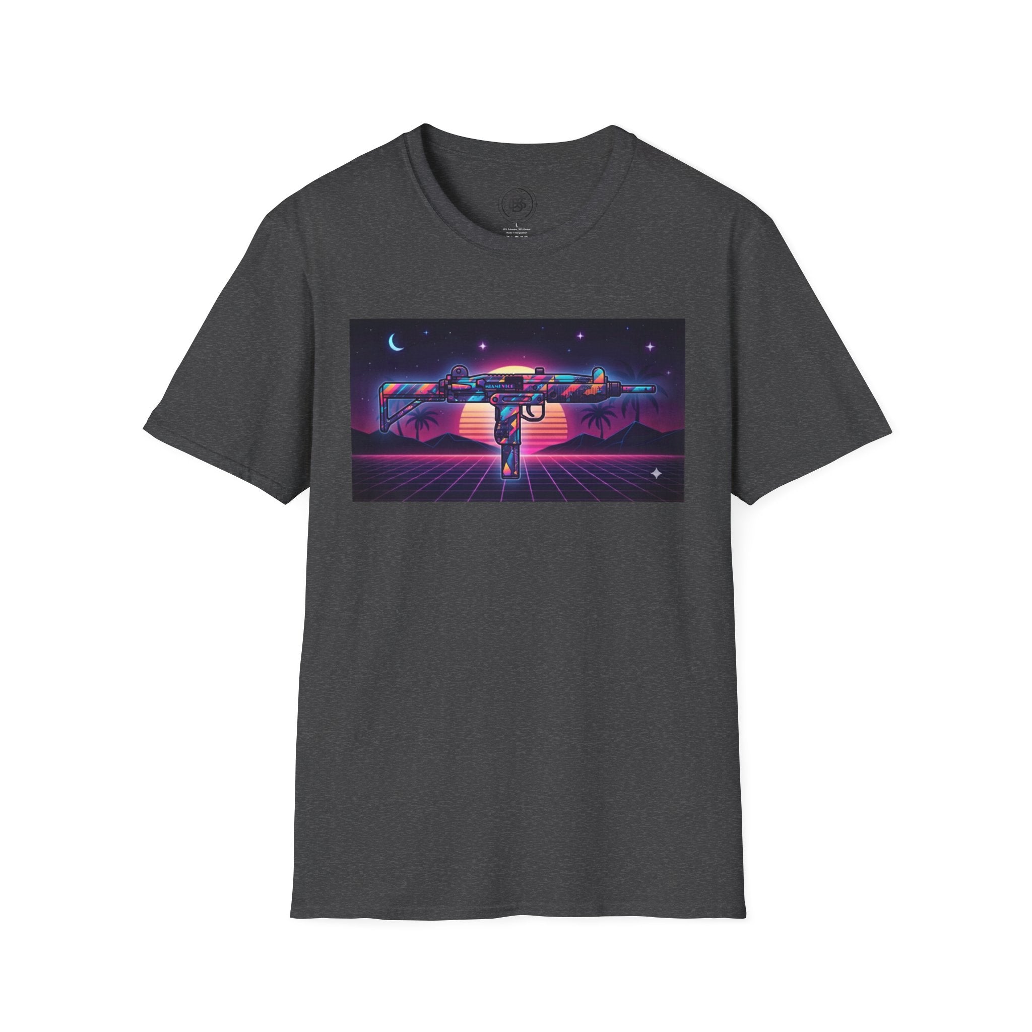 The Men's Collection- 80's Retro UZI-Softstyle T-Shirt