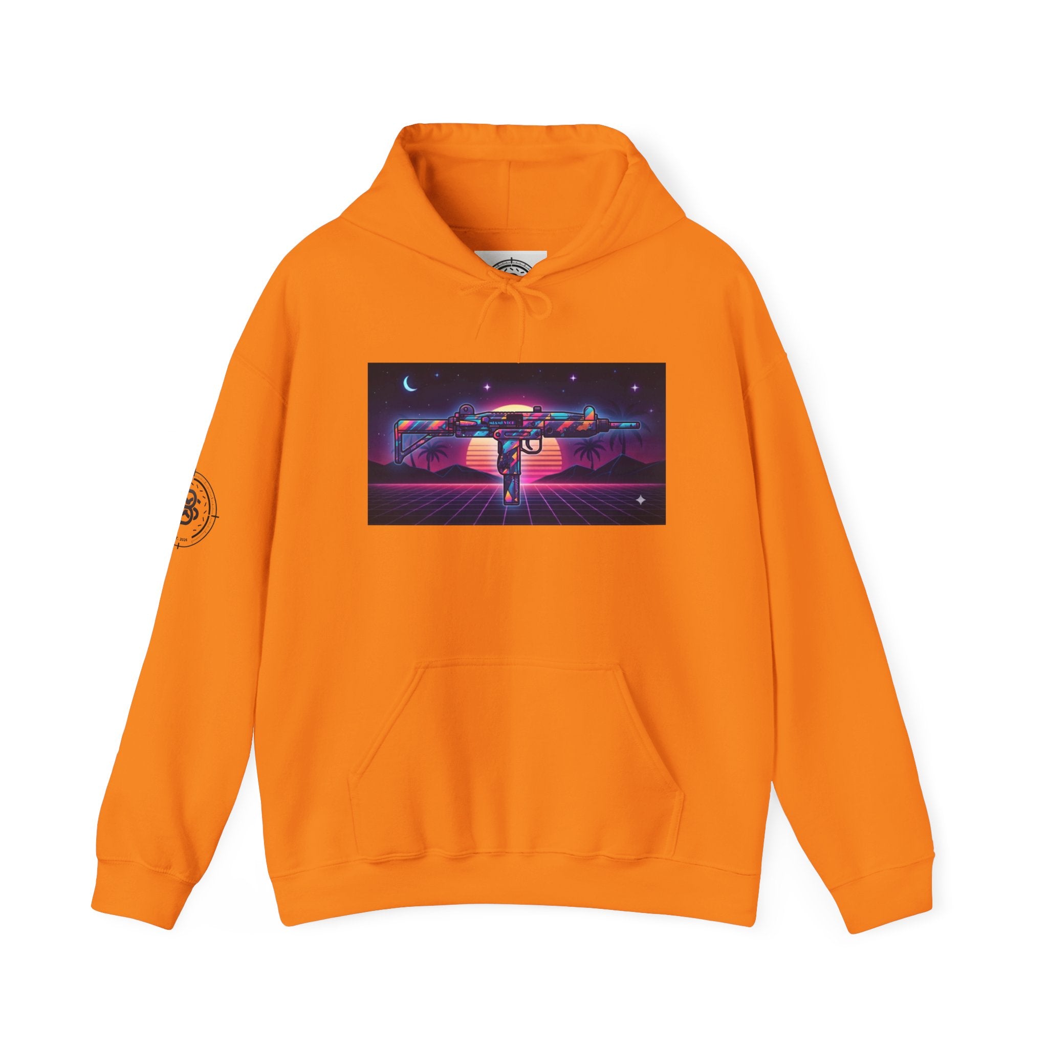 UZI Retro 80's Unisex Heavy Blend™ Hooded Sweatshirt