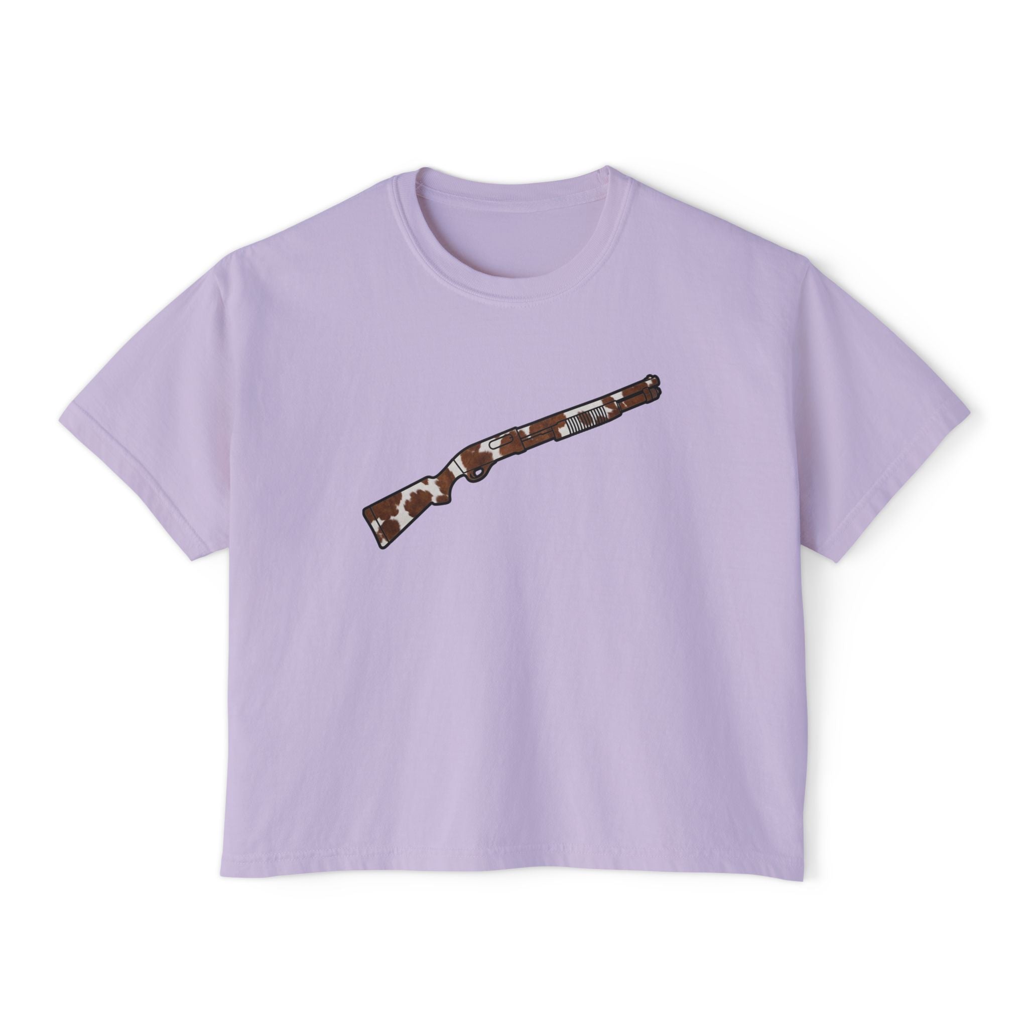 The Cowhide Collection-Shotgun-Women's Boxy Tee