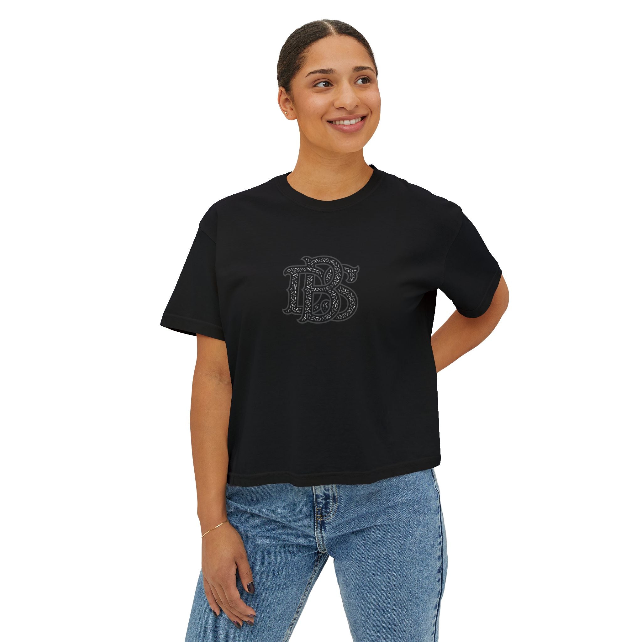DBS Black Collection-Women's Boxy Tee