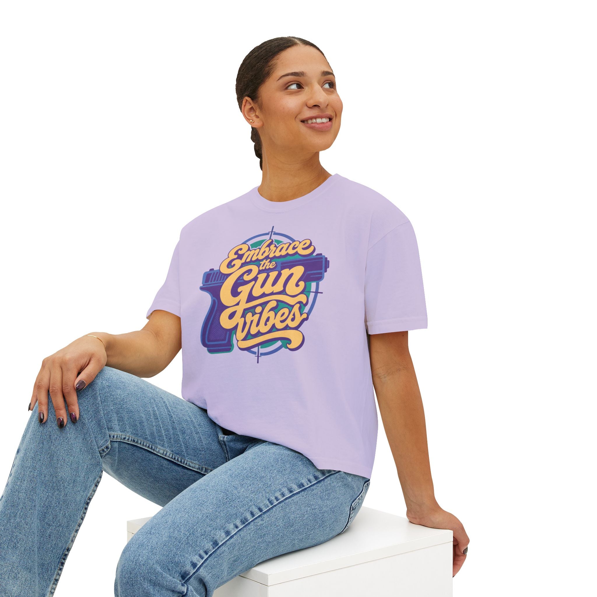 "Embrace the Gun Vibes" Retro