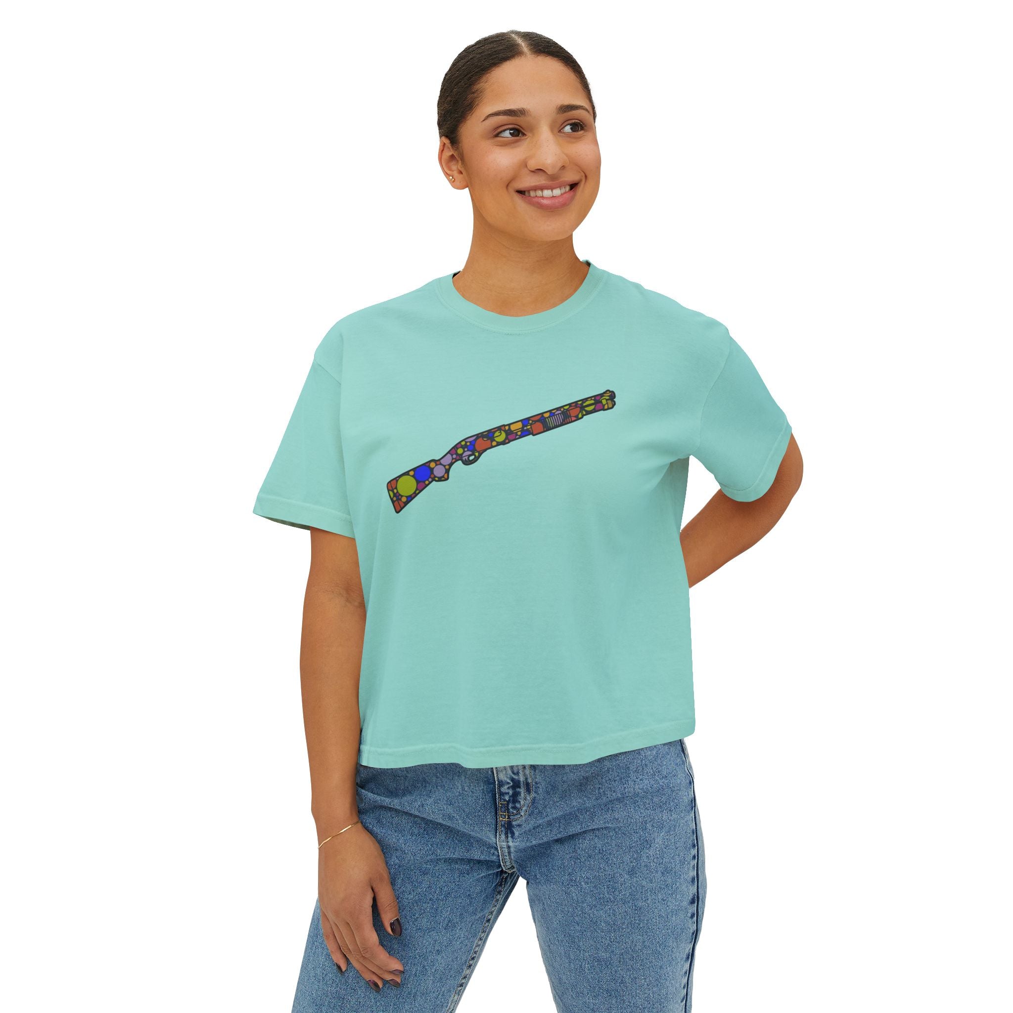 The Dot Collection- Shotgun-Women’s Boxy Tee