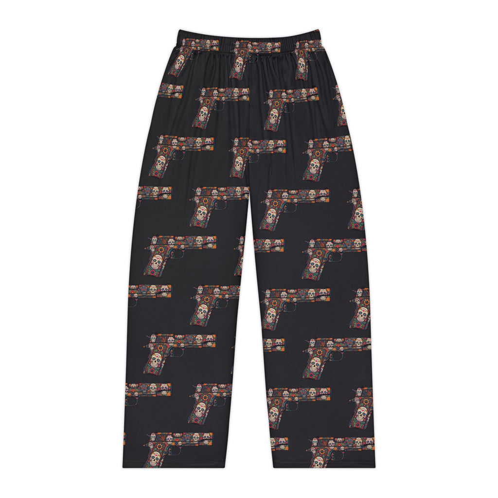 The Sugar Skull- Pistol-Pajama Pants — Cozy Women's Sleepwear