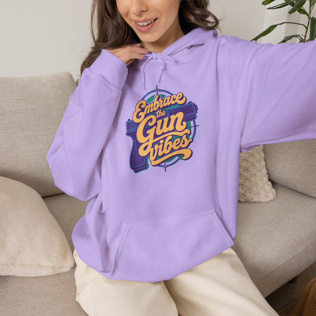 Embrace Gun Vibes Hoodie — Retro