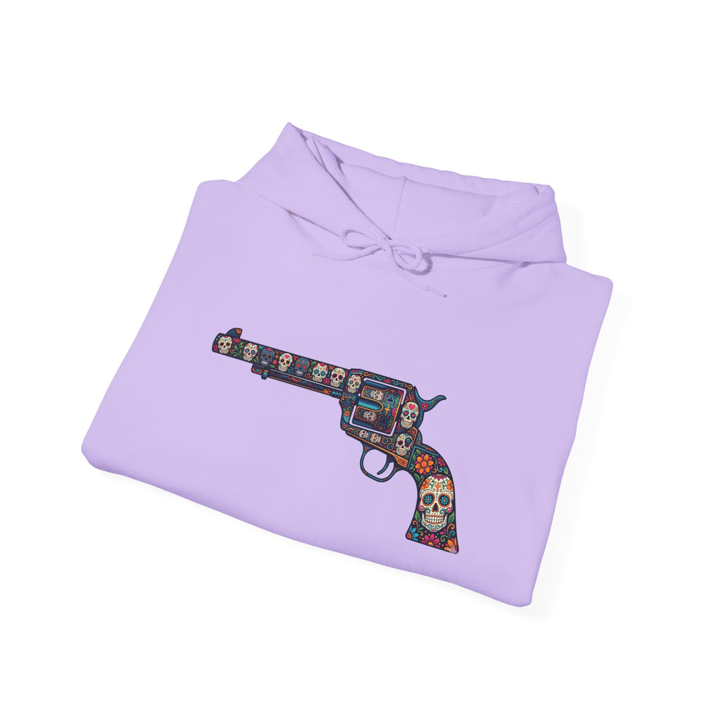 Sugar Skull Revolver Graphic Hoodie